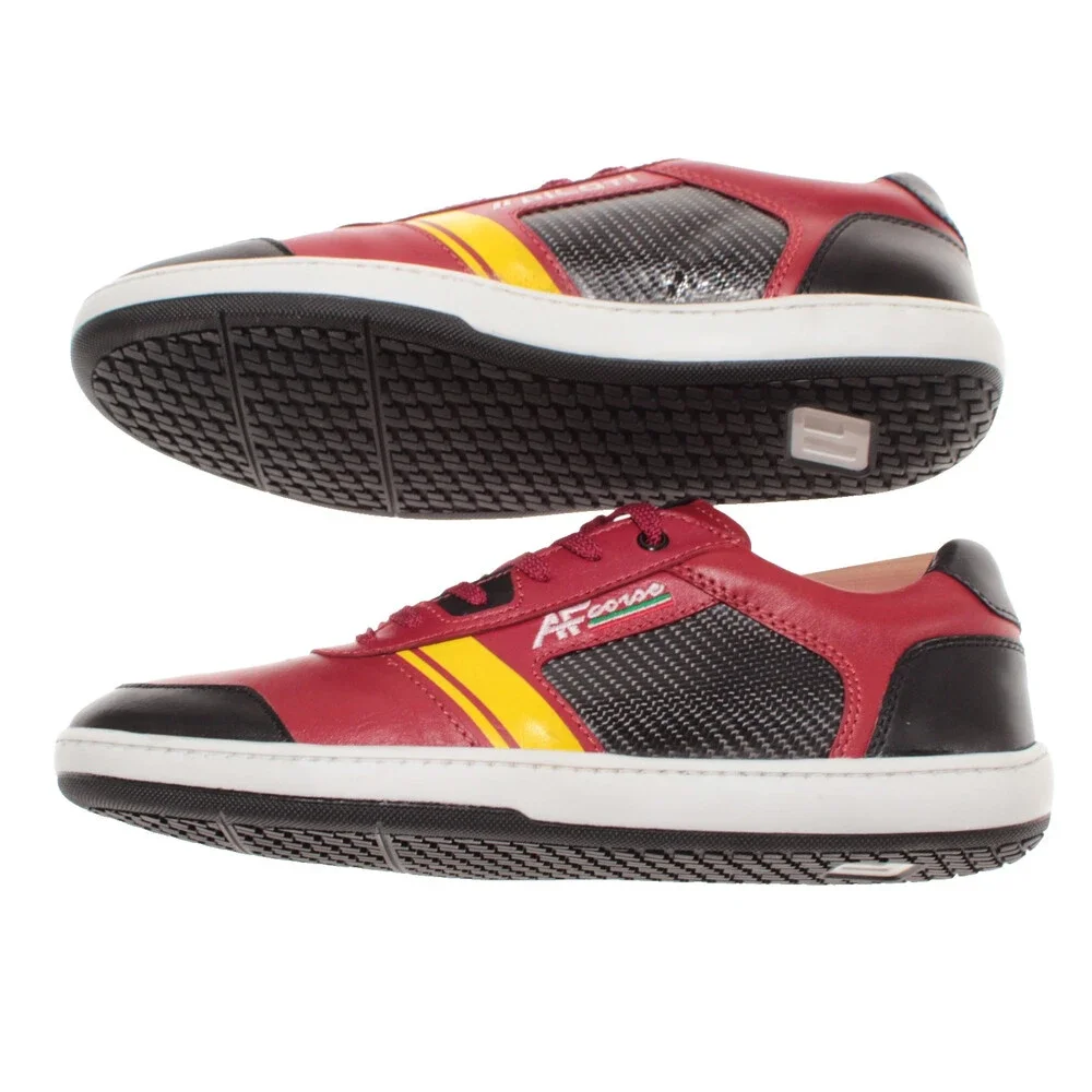 Piloti NWB Competizione AF Corse Driving Sneakers Size 9 US in Red Leather